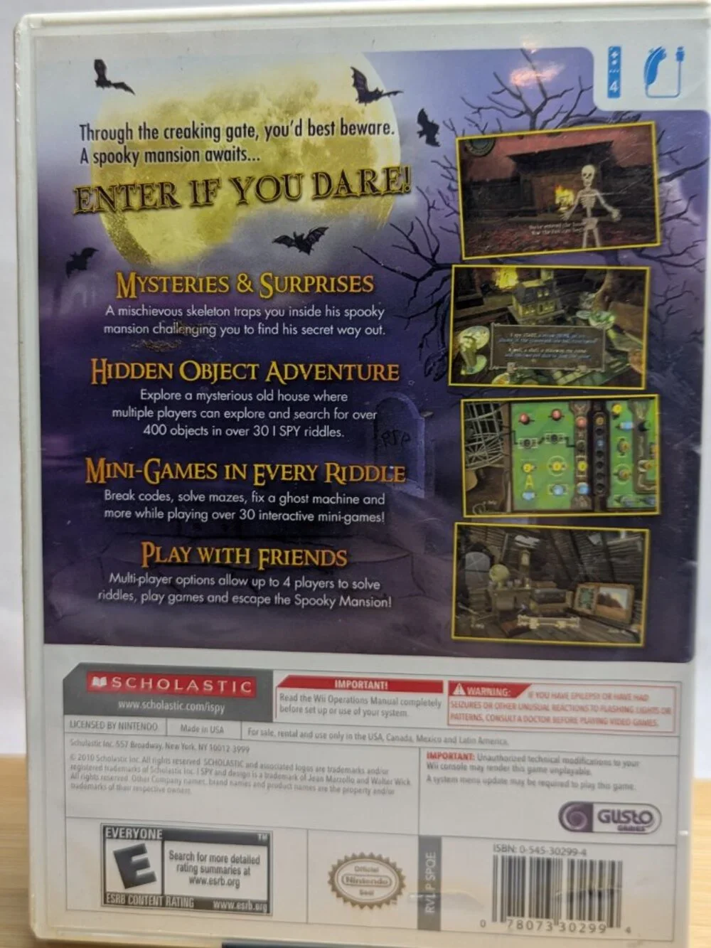 I Spy Spooky Mansion (Nintendo Wii, 2010) CIB Tested!